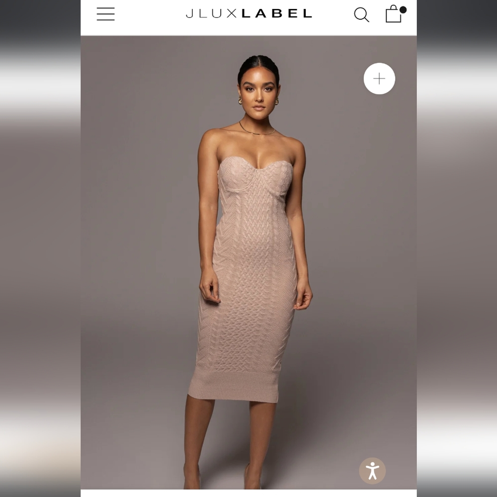 JLUXlabel Knitted Bustier Dress